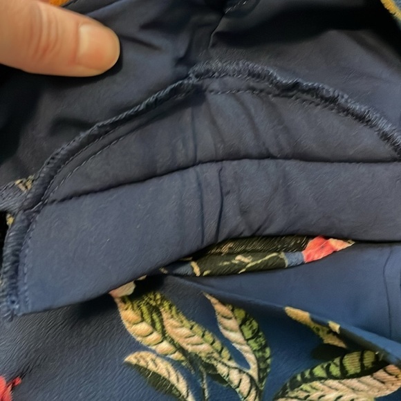 Eliza J. Floral Midi Dress Blue 3/4 Sleeve Size 4 - Picture 11 of 14